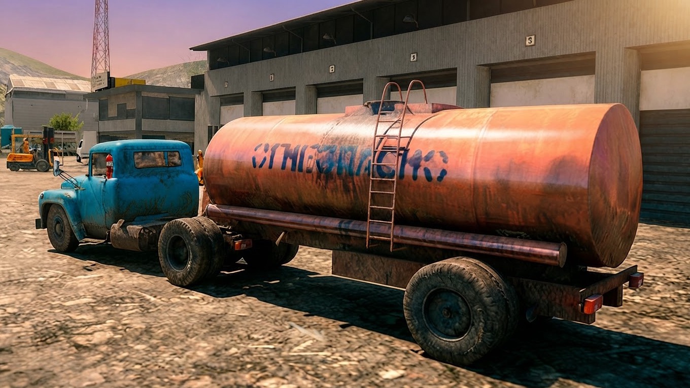 Russian Driver ZIL 130