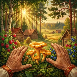 Russian Mushroom Picker