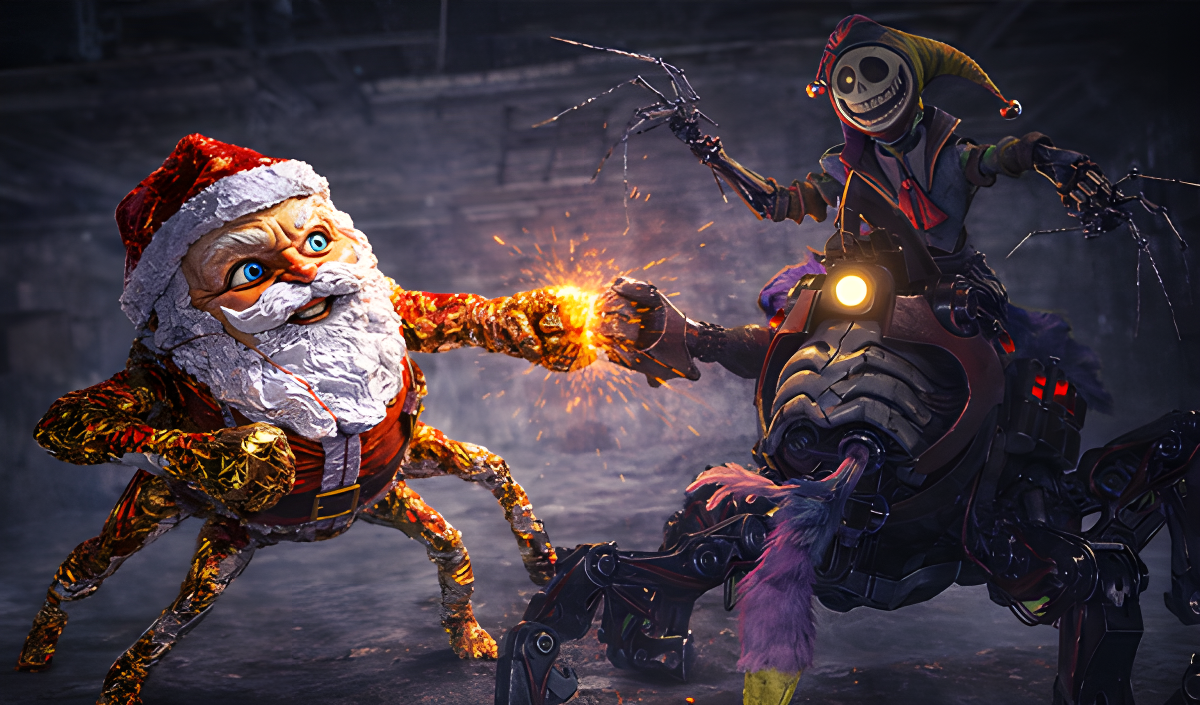 Goo Goo Gaga Santa Claus vs Poppy Playtime 5