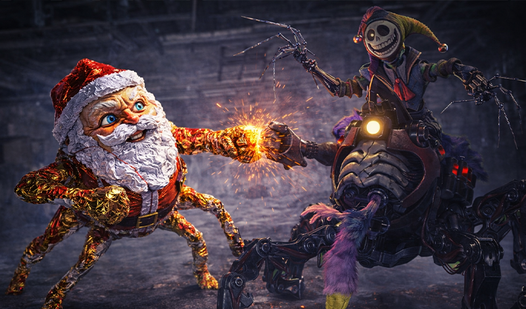 Goo Goo Gaga Santa Claus vs Poppy Playtime 5