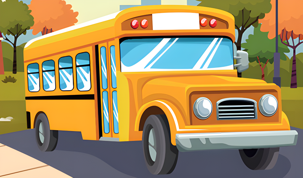 Arte da capa de School Bus