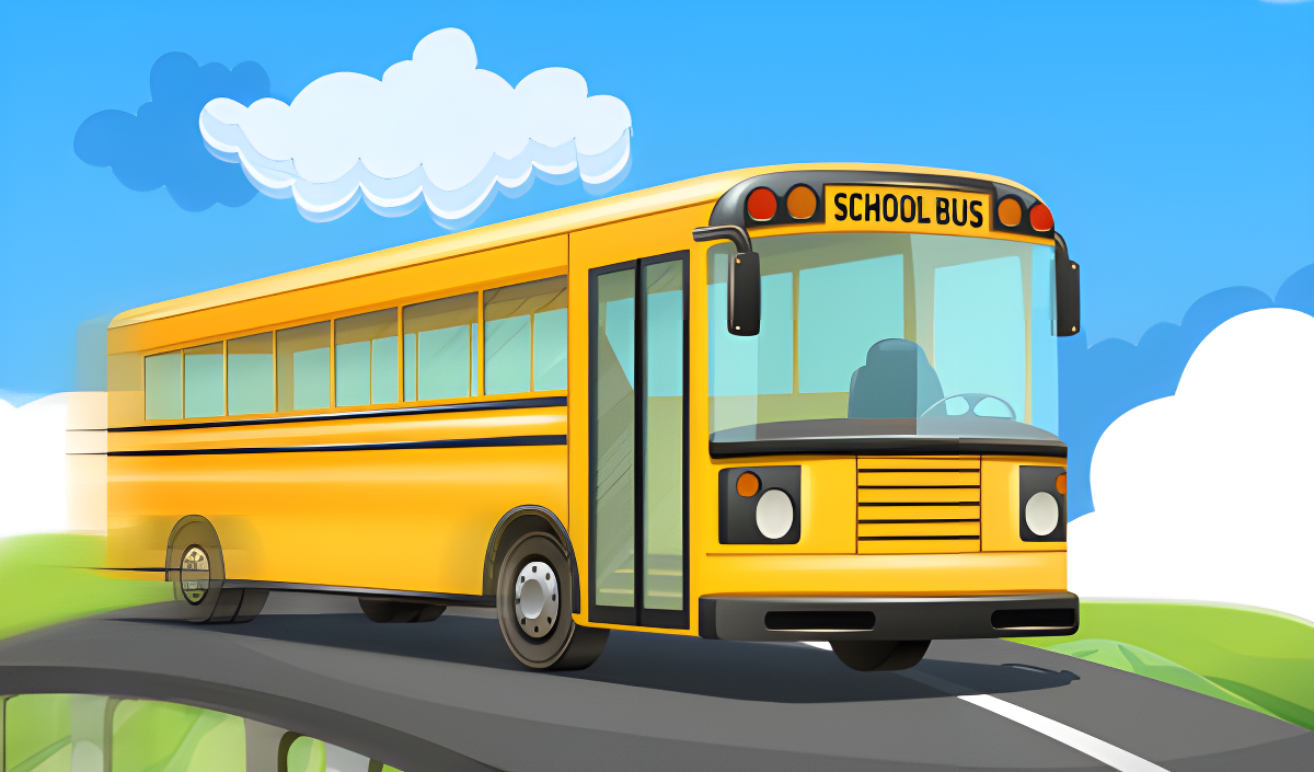 School Bus Racing cover art