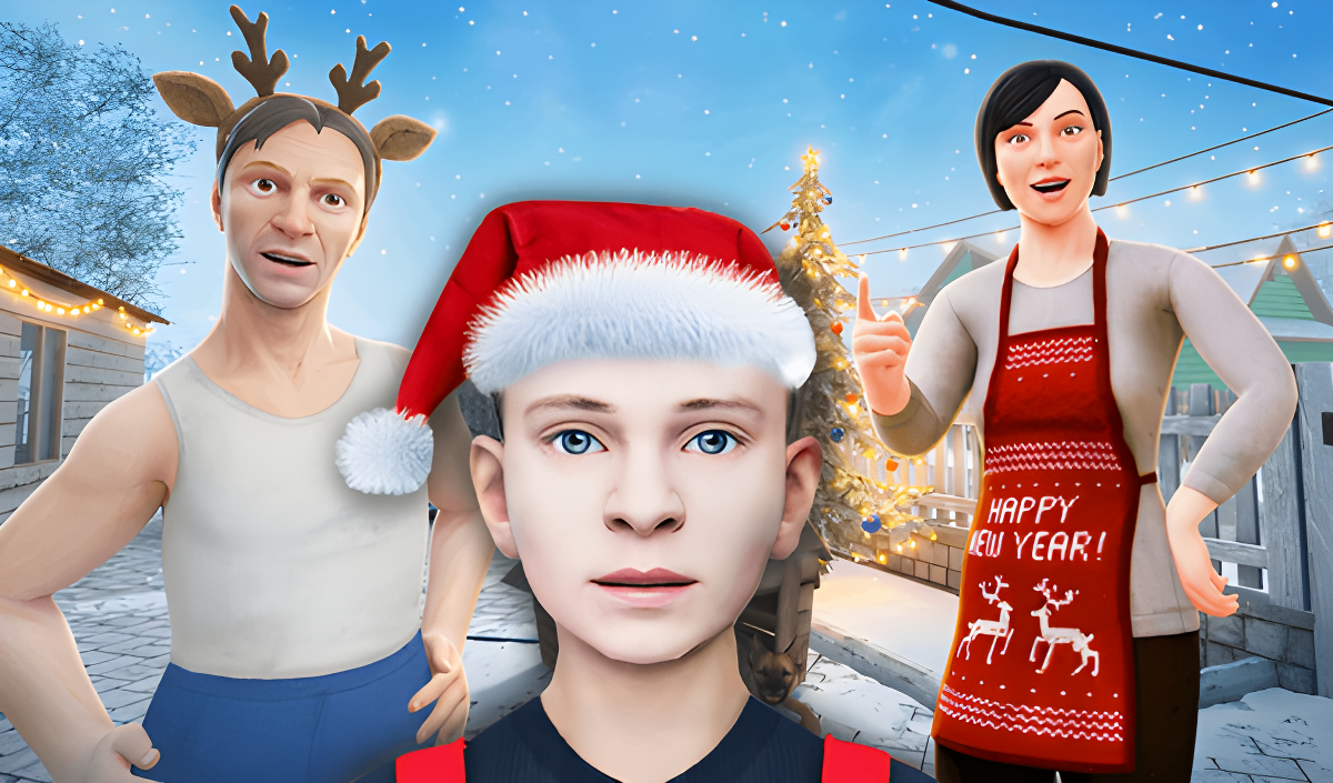 Schoolboy 3: New Year's holidays! kapak resmi