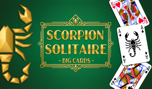 Scorpion Solitaire - Büyük Oyun Kartları