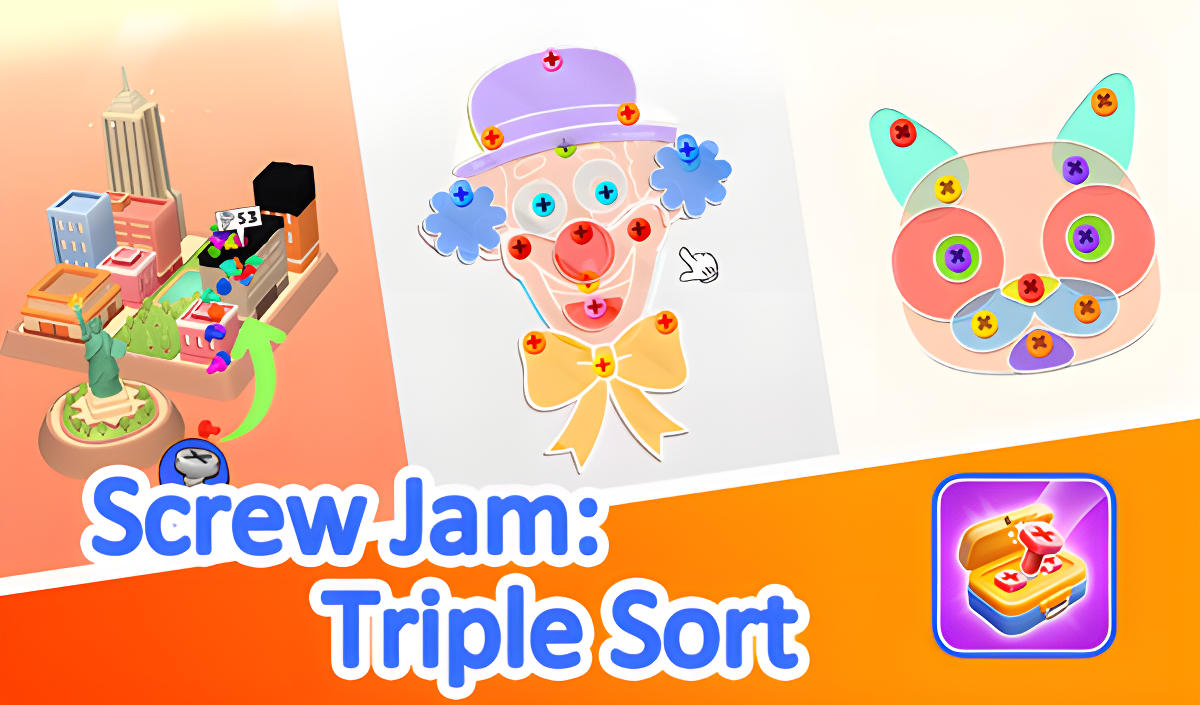 Imagen de portada de Screw Jam: Triple Sort