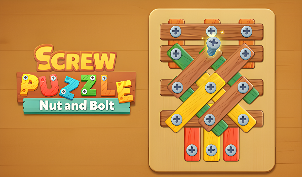Screw Puzzle: Nut and Bolt cover art