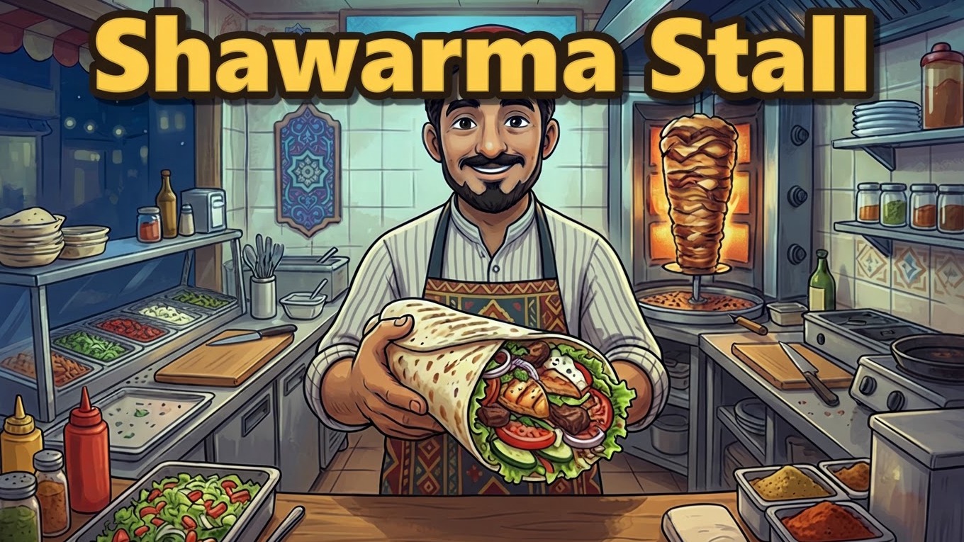 Arte da capa de Quiosque de Shawarma