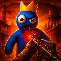 Shooter with Rainbow Friends 2. Defeat them!
