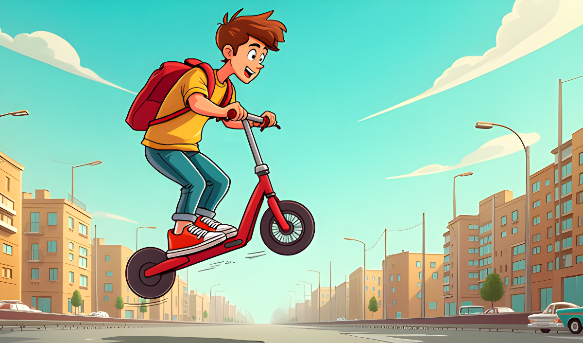 Skatepark: Scooter Stunts
