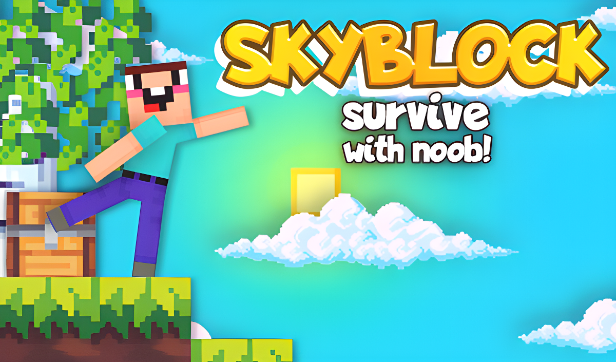 Imagen de portada de Skyblock Survive With Noob!