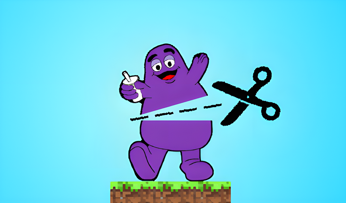 Slice up Grimace Shake! cover art