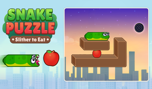 Snake Puzzle: Slither to Eat!