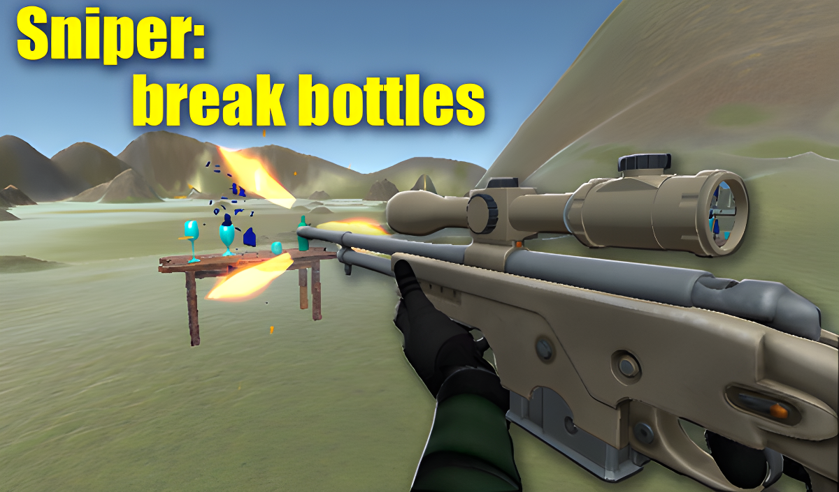 Visuel de Sniper: break bottles