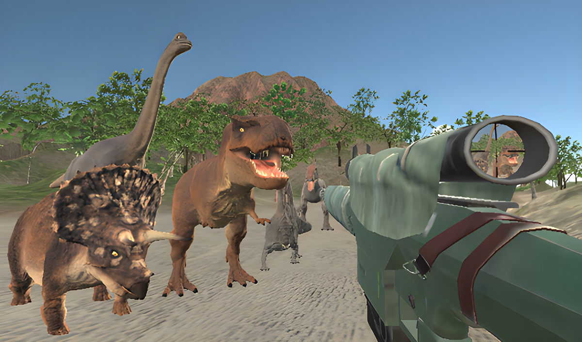 Imagen de portada de Sniper: Dinosaurs