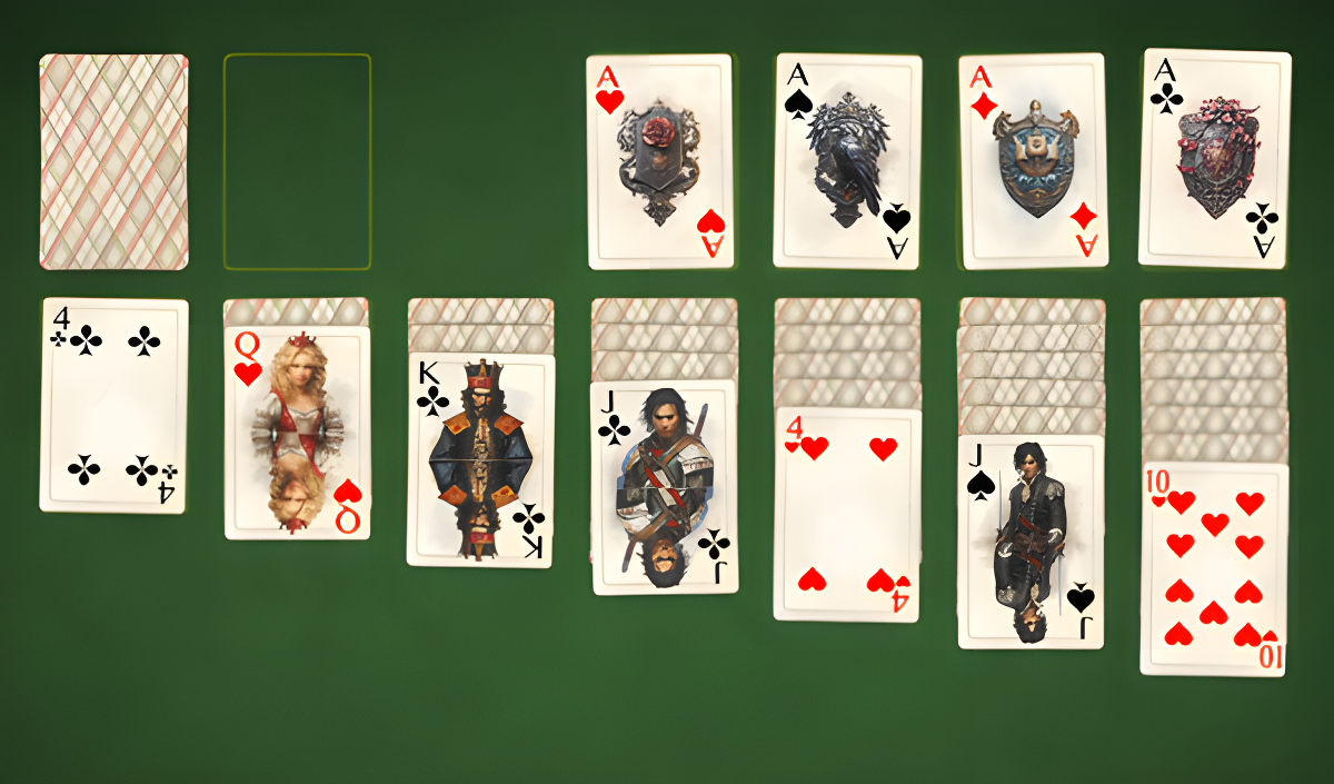 Solitaire "Ace Up"