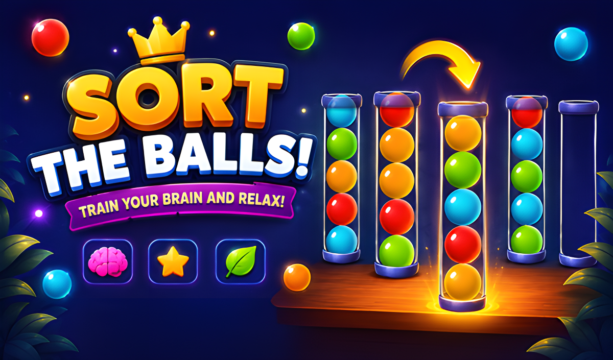 Okładka Sort The Balls! train your brain and relax!