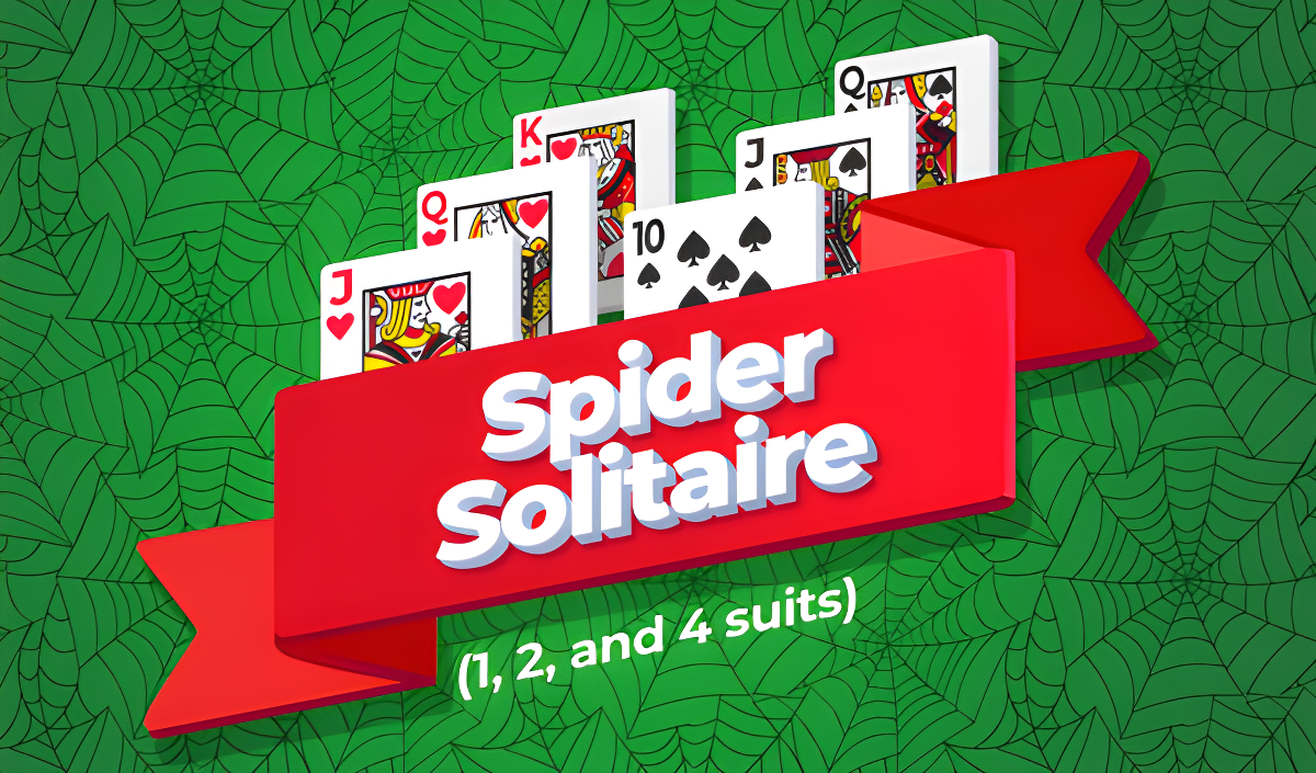 Imagen de portada de Spider Solitaire (1, 2, and 4 suits)