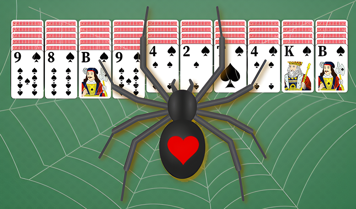 Spider Solitaire: 1, 2 or 4 suits cover art