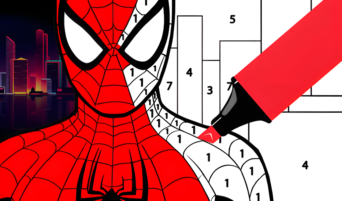Gambar sampul Spider-Man Wonder Coloring
