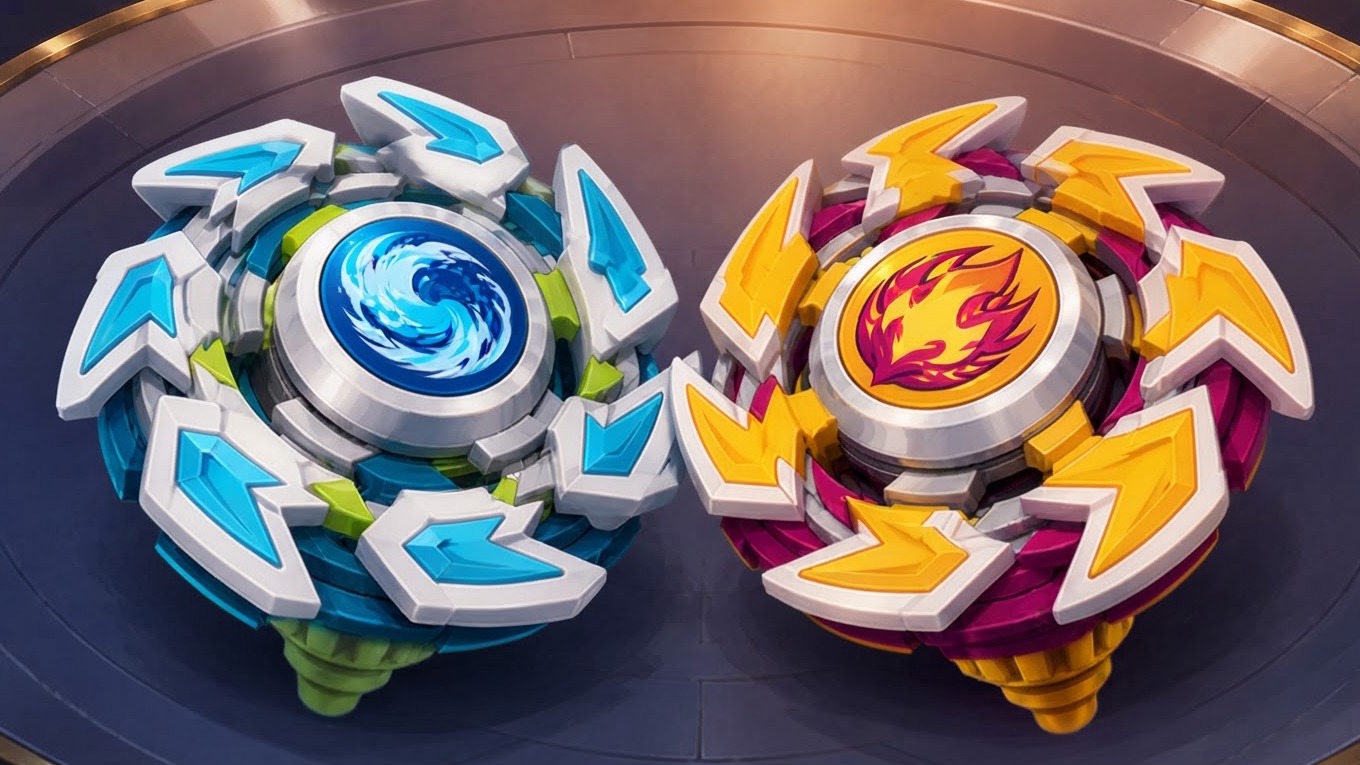 Arte da capa de Batalha de Piões: Arena dos Elementos