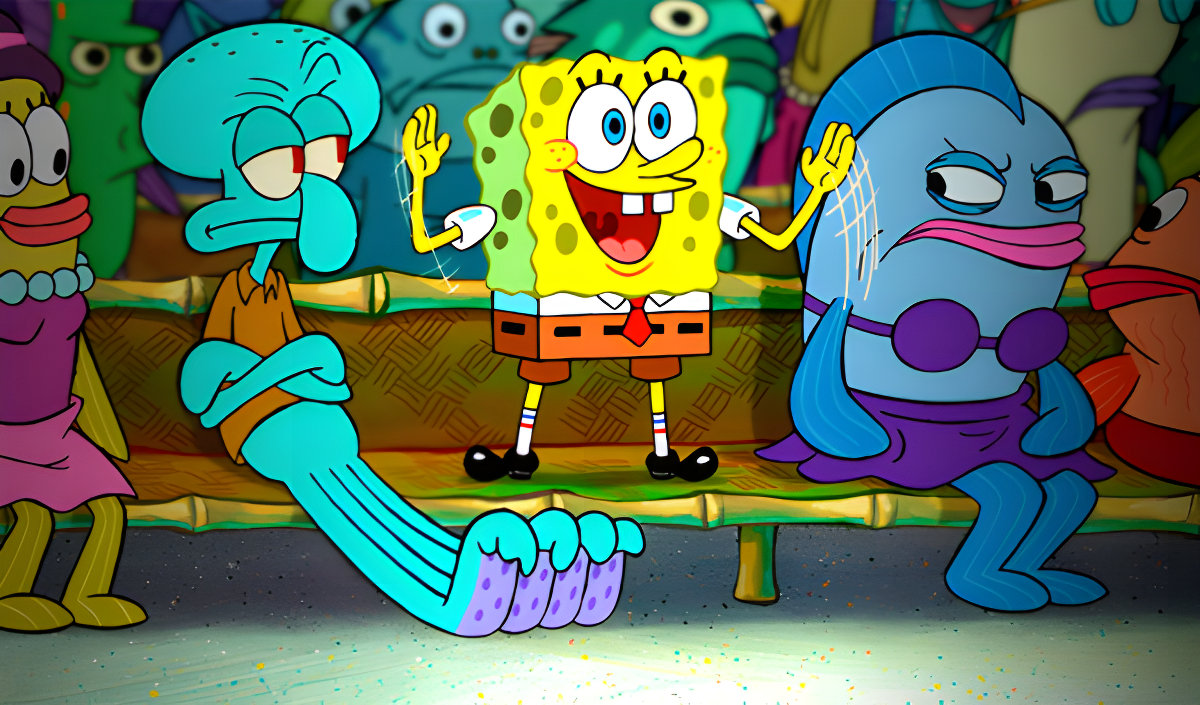 SpongeBob. Merge the Characters cover art