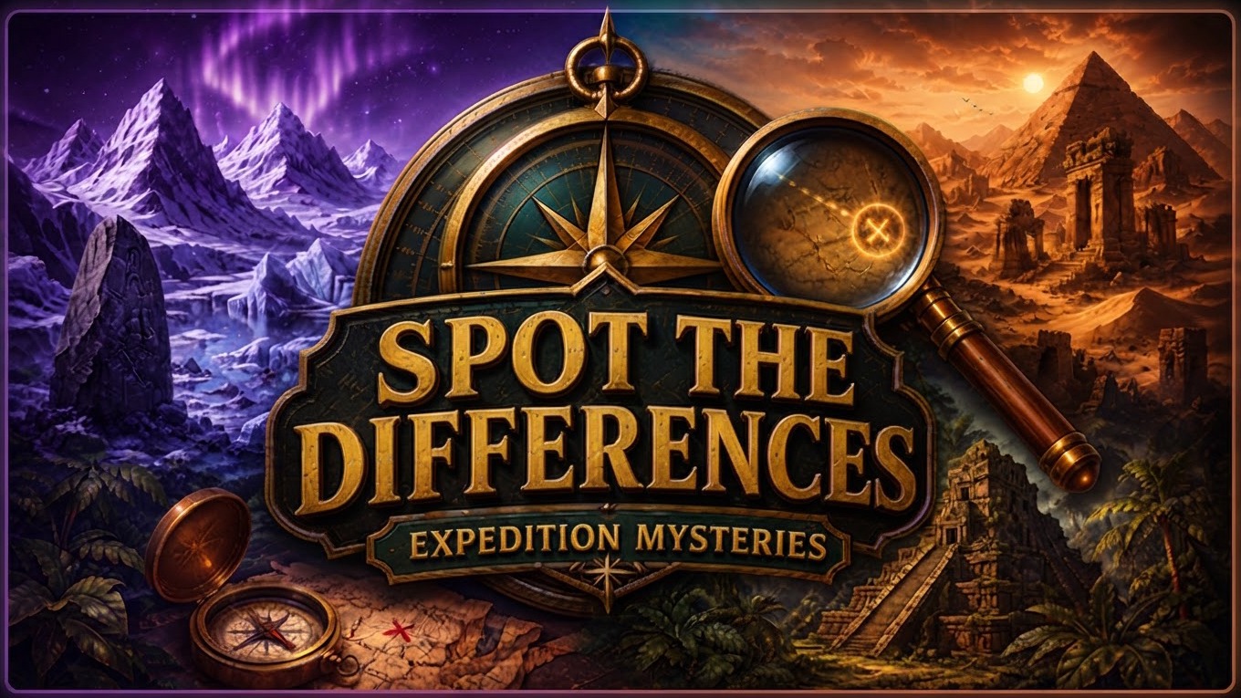 Copertina di Spot the Differences: Expedition Mysteries