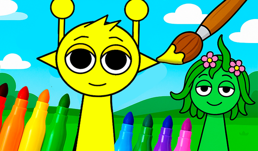 Sprunki - Coloring Book for Kids