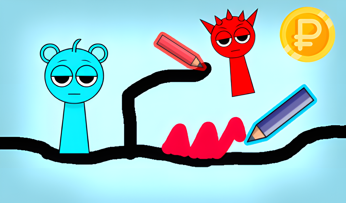 Sprunki - Draw a level with a friend! cover art