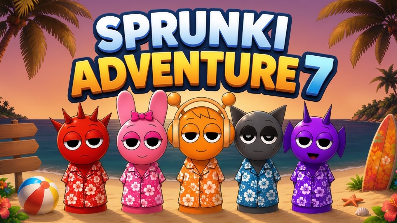 Arte da capa de Sprunki Adventure 7