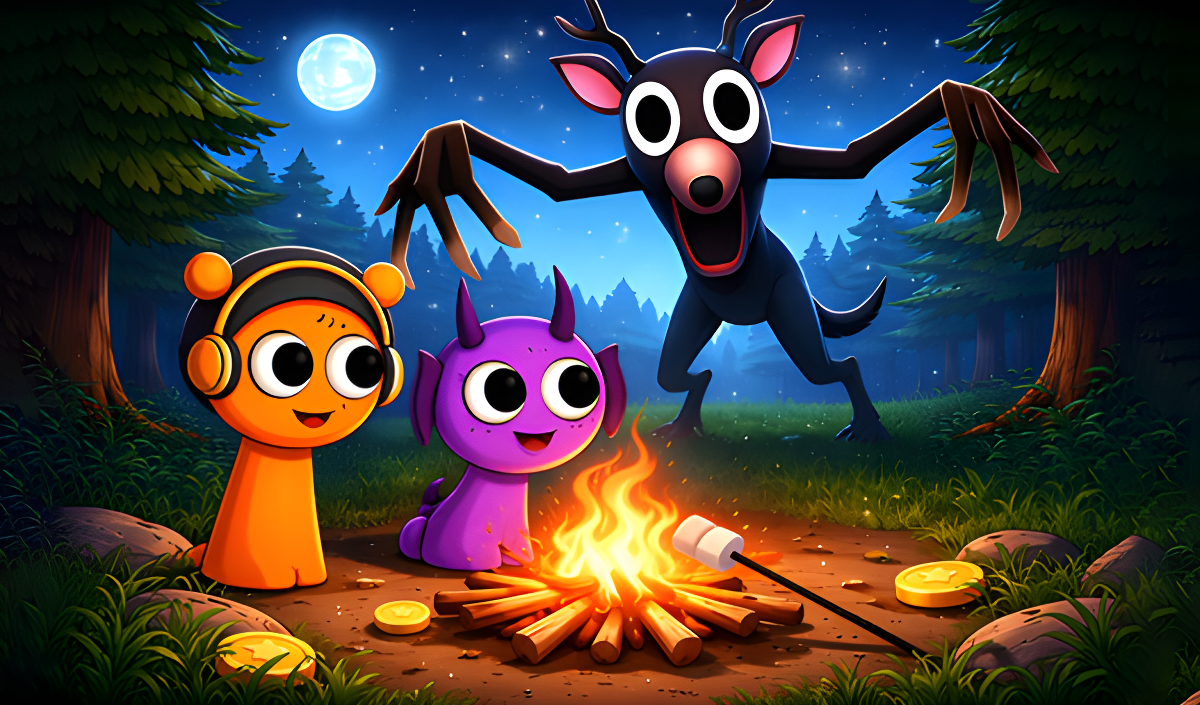 Sprunki: Survive 99 Nights in the Forest cover art