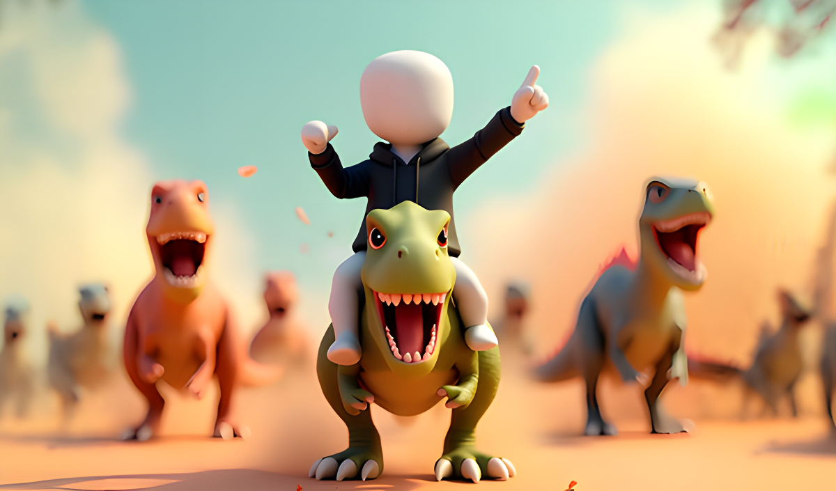 Copertina di Stick: Dinosaur arena