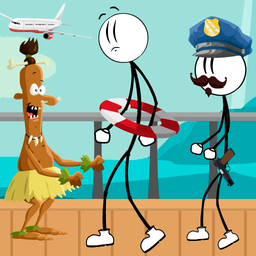 Stick Escape from Plane and Ship