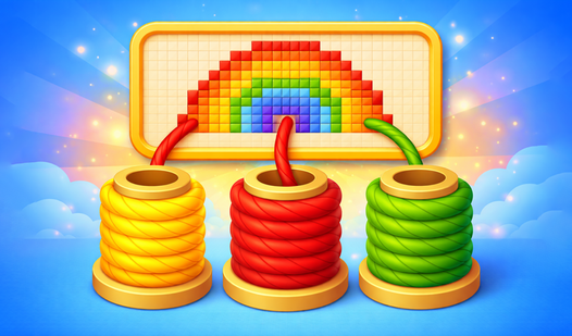 Yarn Tangle Master: Color Sort Puzzle