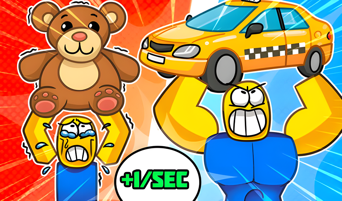 Strength Simulator: Robbie +1 per Second! cover art