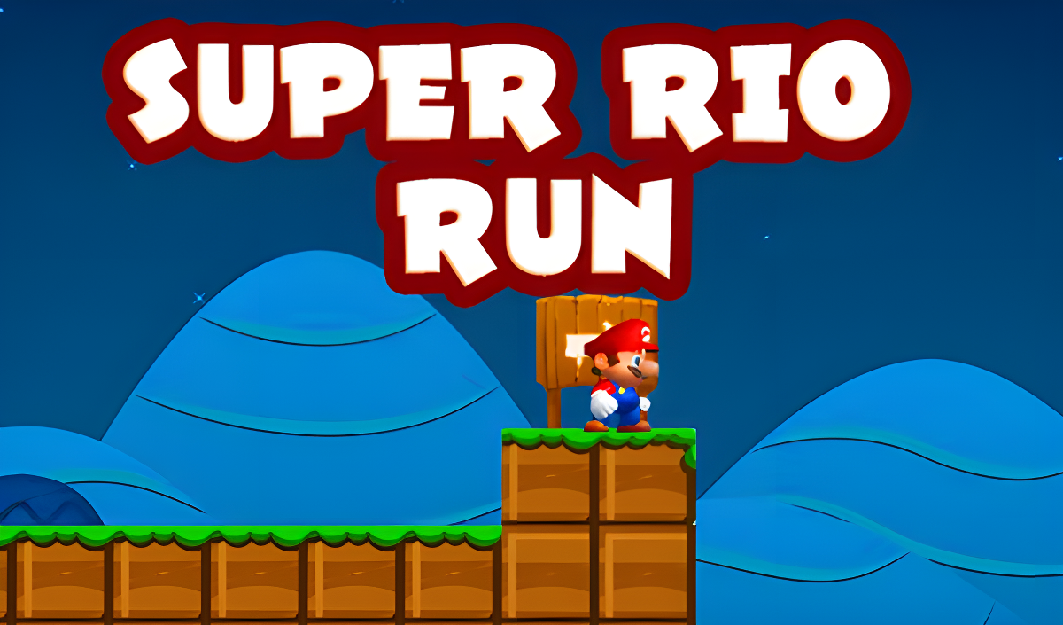 Arte da capa de Super Rio Run
