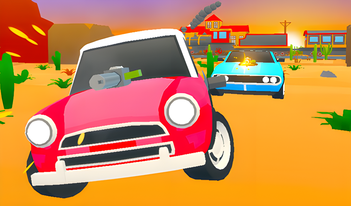 Gambar sampul Supercar Battle: 2 Player Racing Game