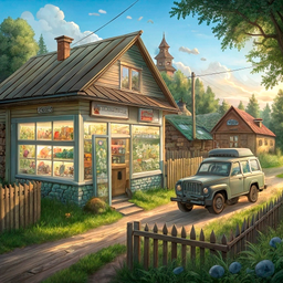 Supermarket Simulator - Russian Village