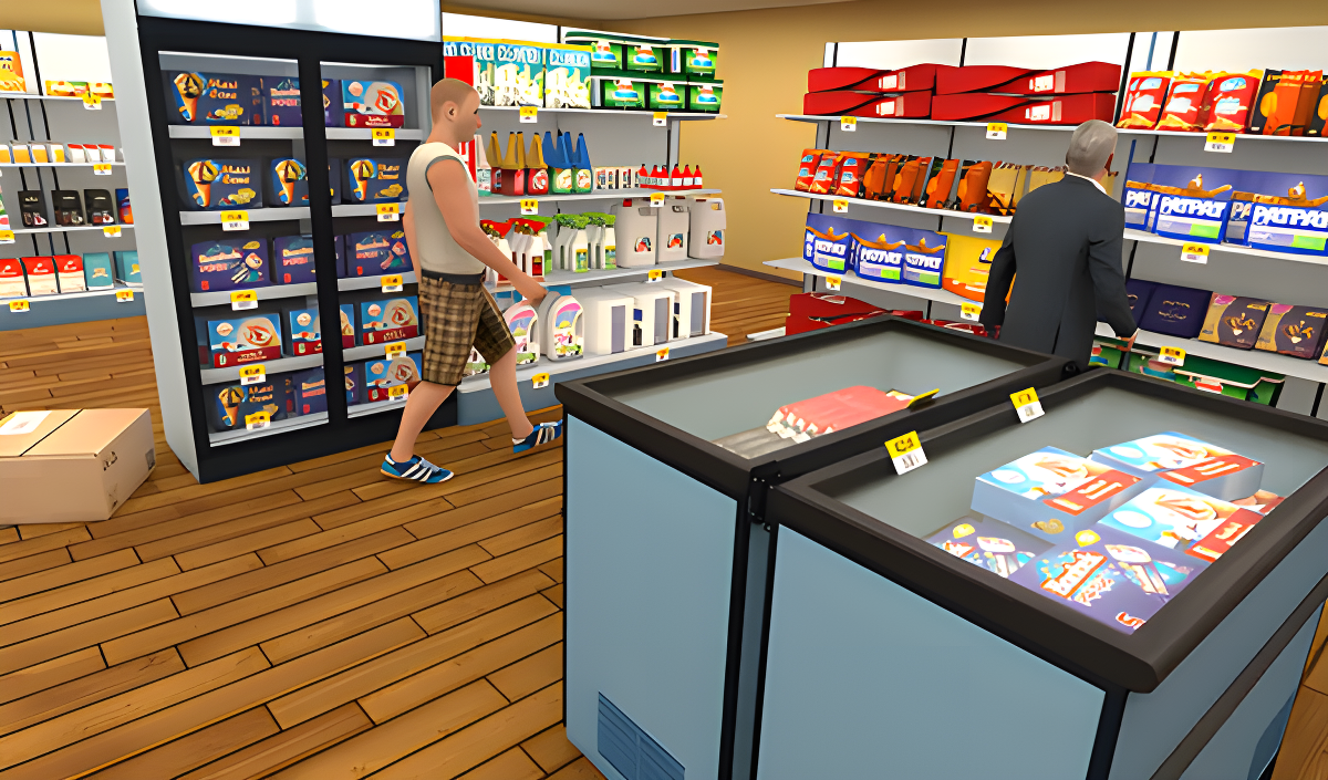 Arte da capa de Supermarket Simulator: Desert