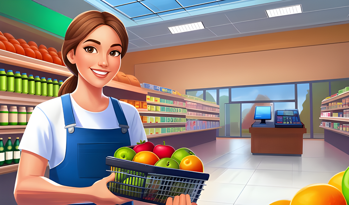Supermarket Simulator: Store Cashier cover art