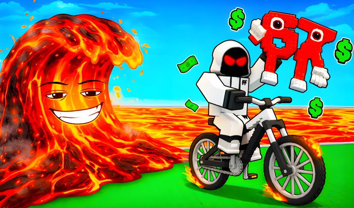 Steal the Brainrots on a Bike! cover art