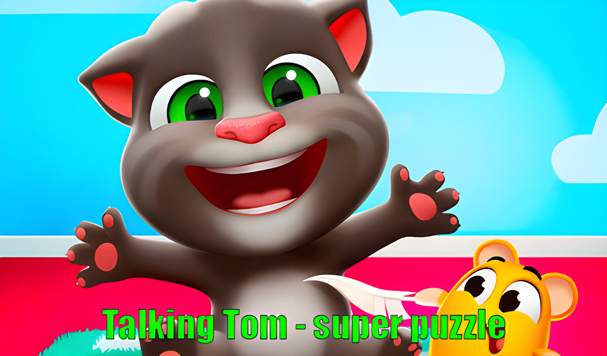 Imagen de portada de Talking Tom - super puzzle