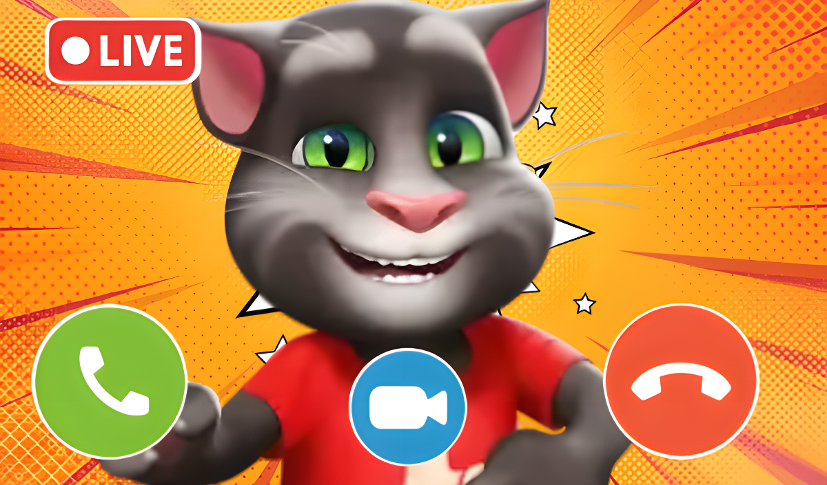 Talking Tom Cat Calls: Chat Prank, Video Call