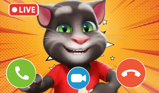 Talking Tom Cat Calls: Chat Prank, Video Call