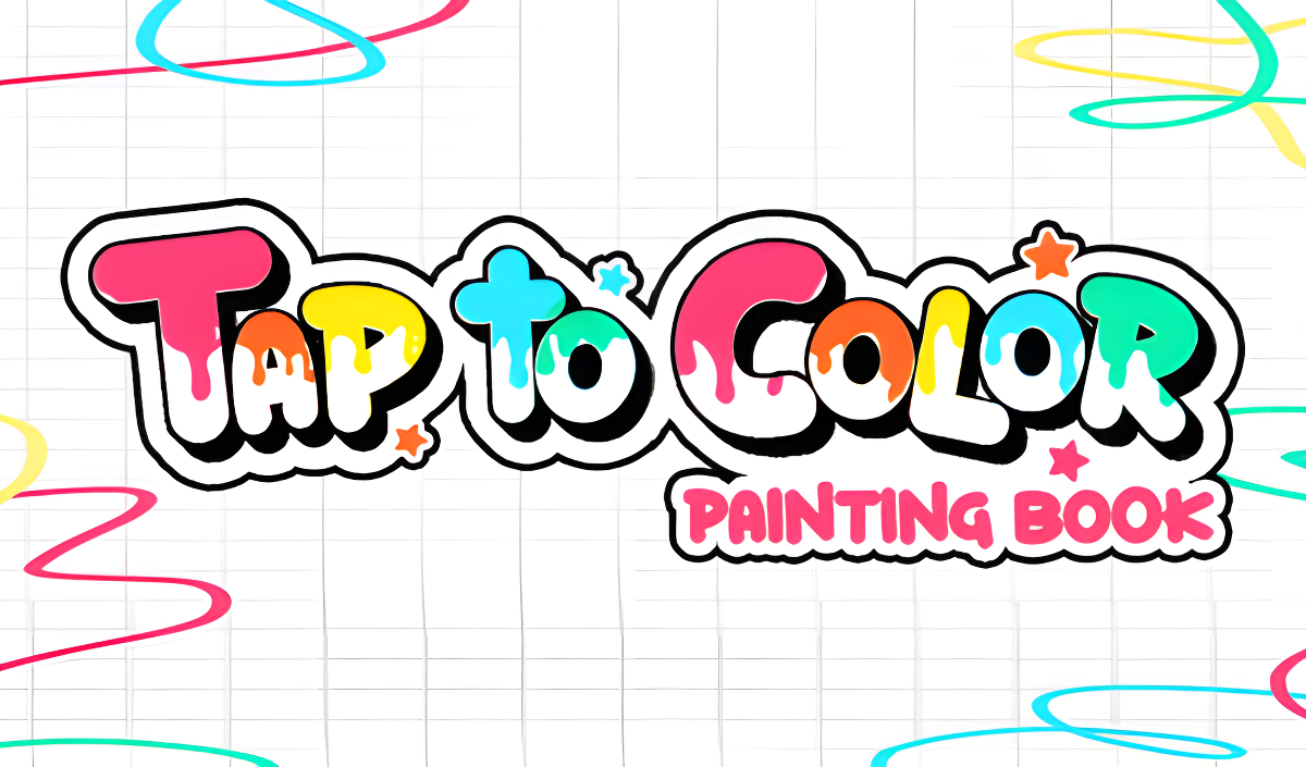 Tap To Color: Painting Book cover art