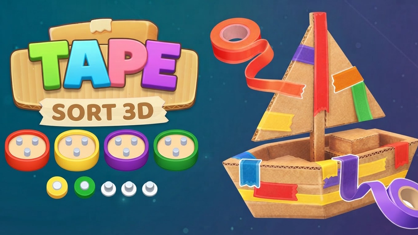 Tape Sort 3D