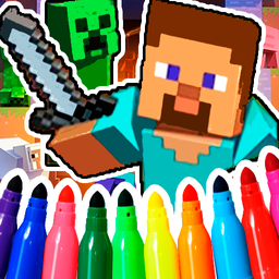 The best Mine coloring book