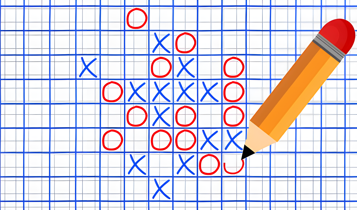Tic-tac-toe with AI: Five in a Row cover art