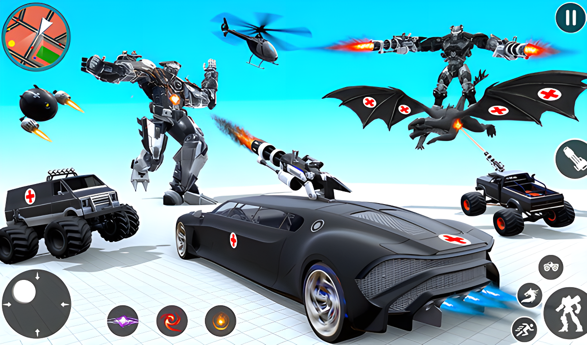 Copertina di Tiger Robot and Motorcycle: Transformers