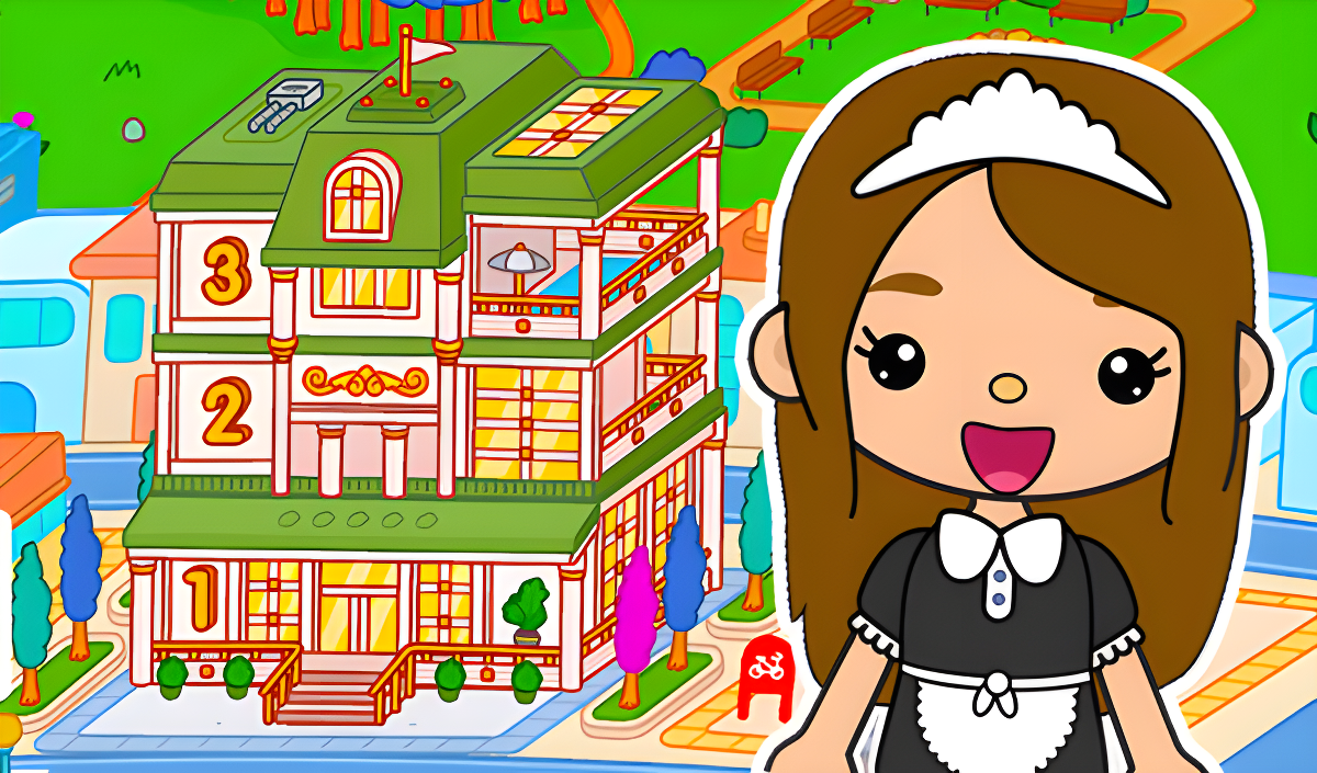 Imagen de portada de Toca Boca build a 5-star hotel