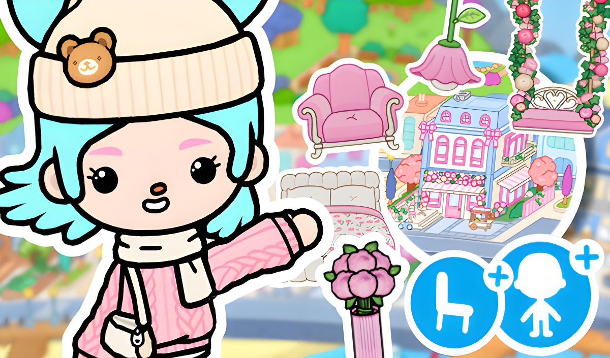 Toca World: A house with a roof garden